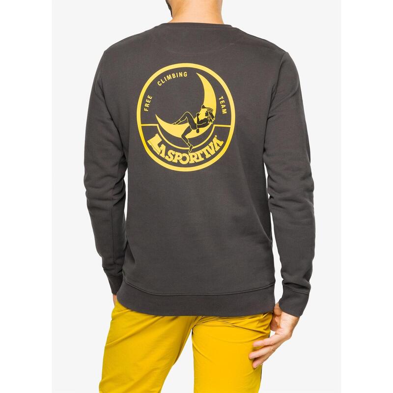 Bluza bez kaptura męska La Sportiva Climbing on the Moon Sweatshirt