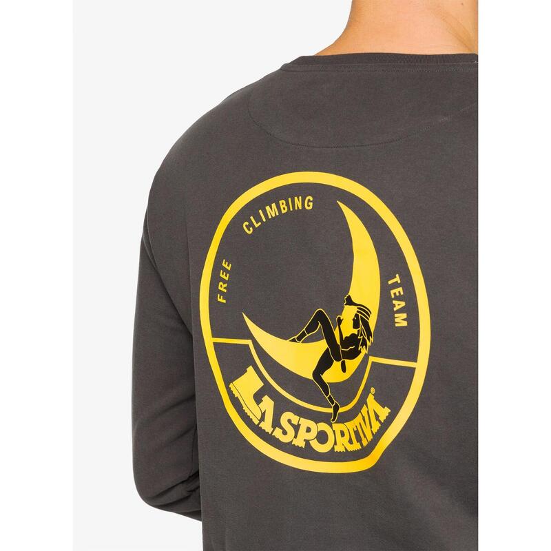 Bluza bez kaptura męska La Sportiva Climbing on the Moon Sweatshirt