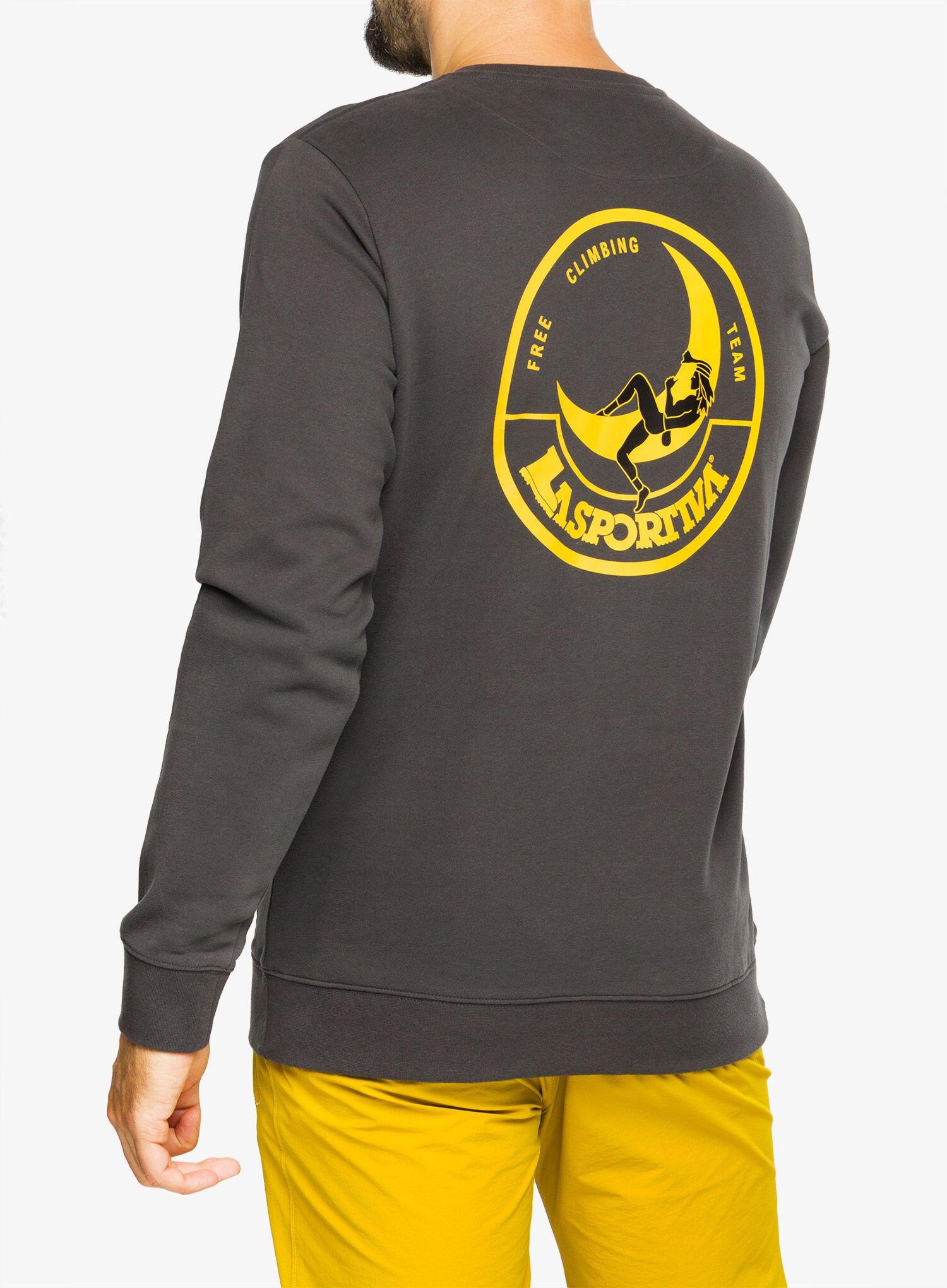 Bluza bez kaptura męska La Sportiva Climbing on the Moon Sweatshirt 4/7
