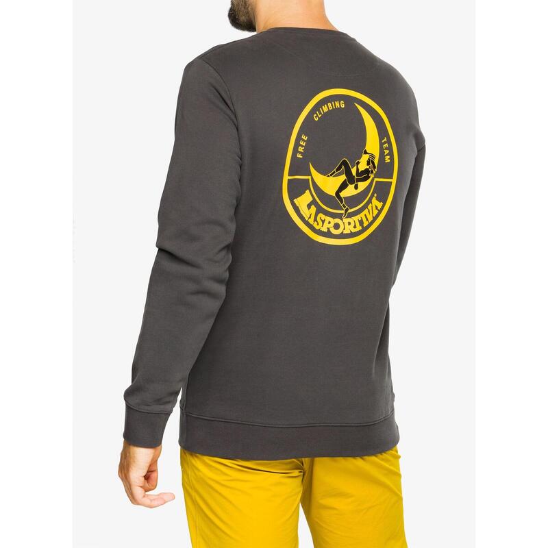 Bluza bez kaptura męska La Sportiva Climbing on the Moon Sweatshirt
