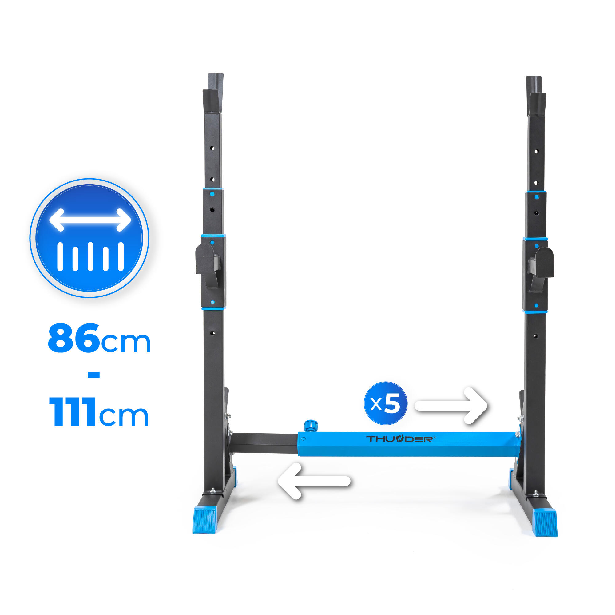 Rack à haltères CARMI réglable monobloc Thunder 5/8