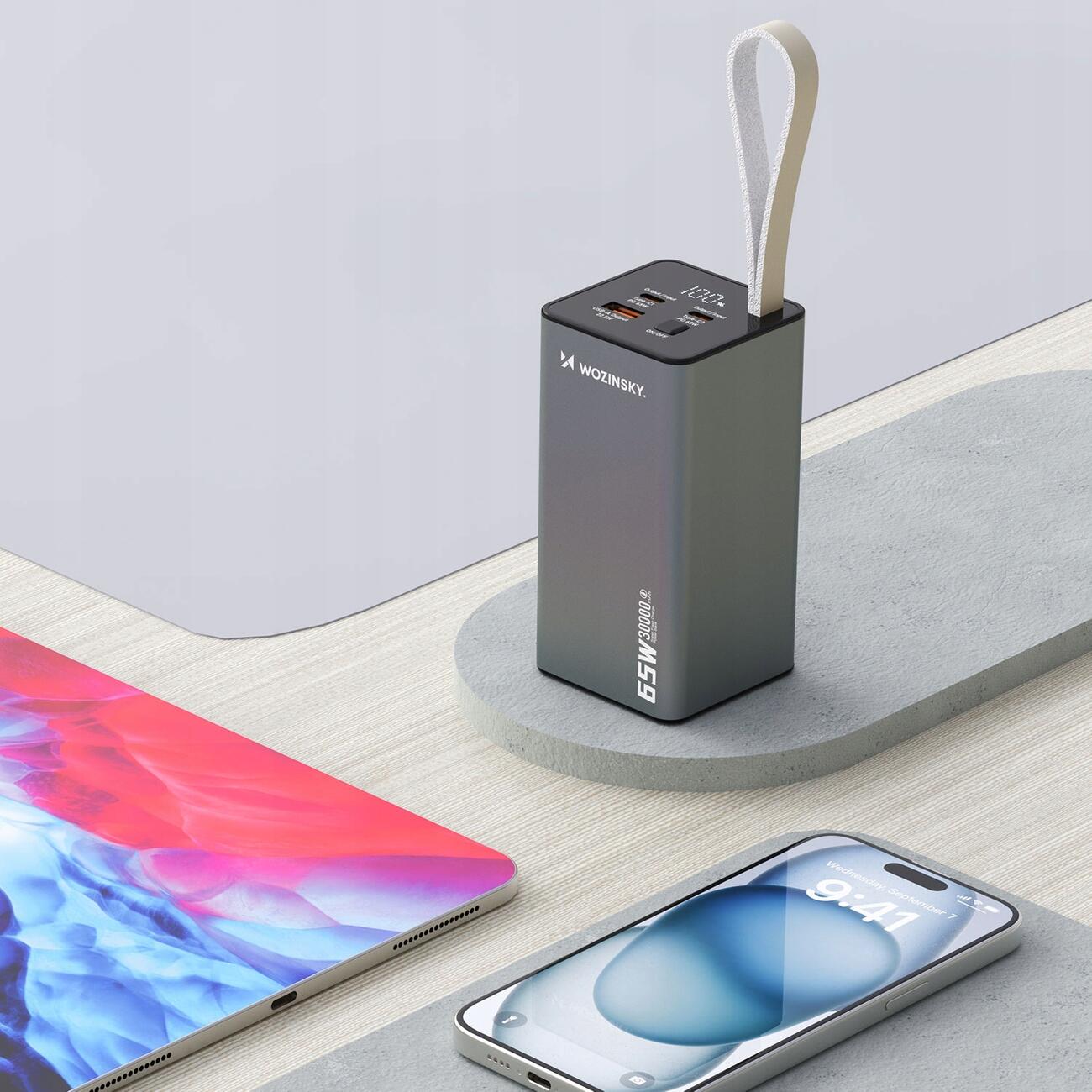 POWERBANK WOZINSKY 30000 mAh 2xUSB-C 65W 3/6