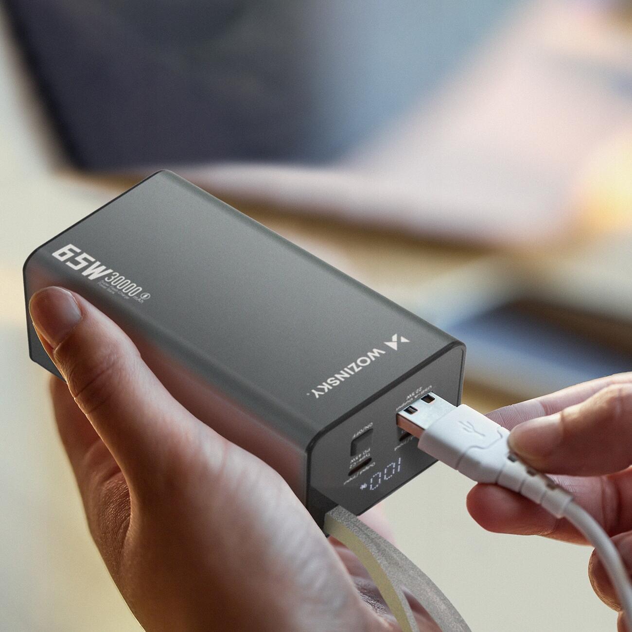 POWERBANK WOZINSKY 30000 mAh 2xUSB-C 65W 2/6