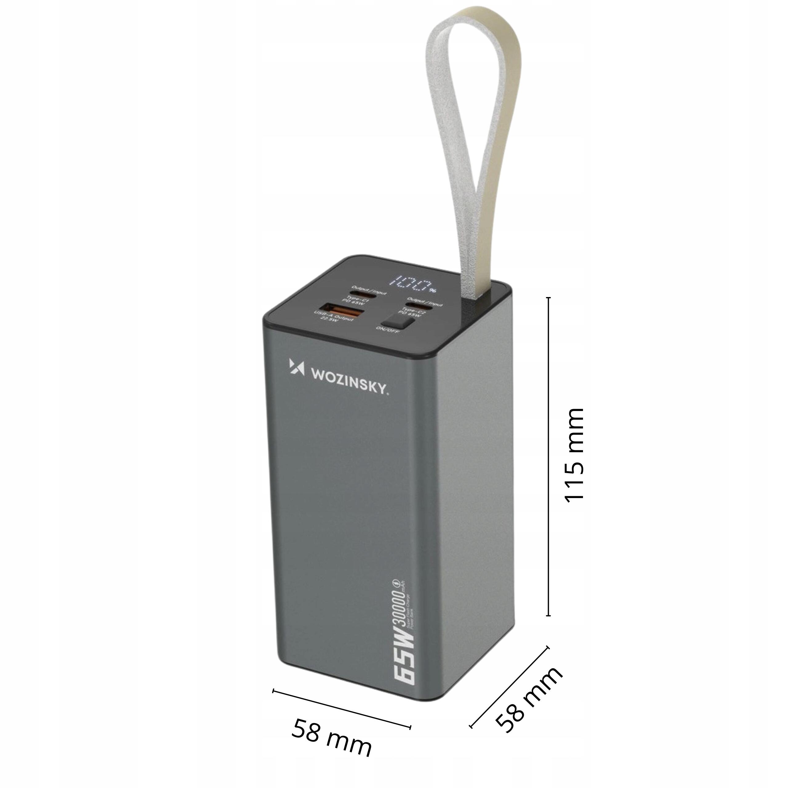 POWERBANK WOZINSKY 30000 mAh 2xUSB-C 65W 4/6