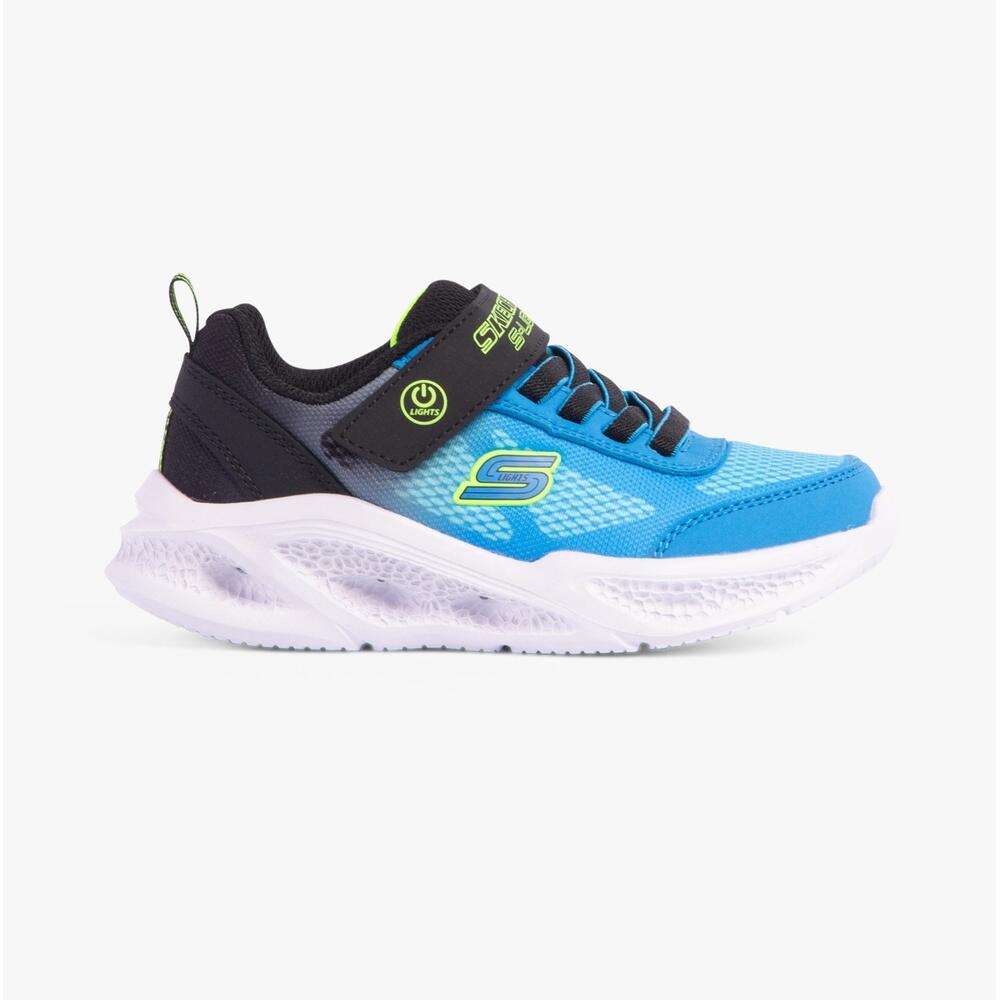 Boys Trainers Sports Low Top Lace Up 401495l/bkbl Meteor-lights-krendo