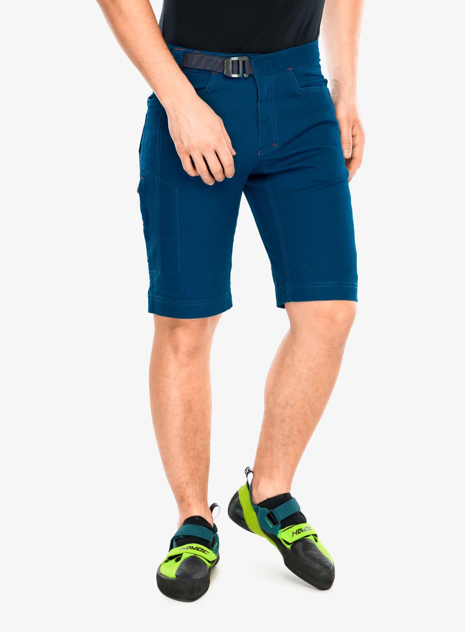 Escalade homme Ocún Honk Blue Opal 3D 95% coton 5% élasthanne renforcé YKK 4/7
