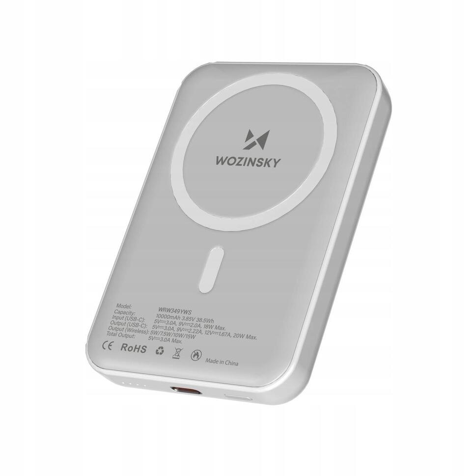 POWERBANK 10000mAh WOZINSKY INDUKCYJNY QI