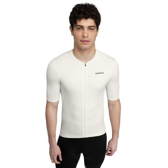 Maglia da ciclismo a maniche corte uomo Core Rim Drive Bianco