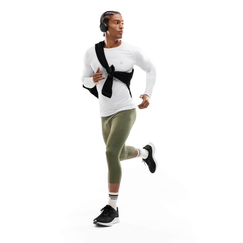 Maglietta da allenamento a maniche lunghe da uomo Fitness Air Bianco 3/7