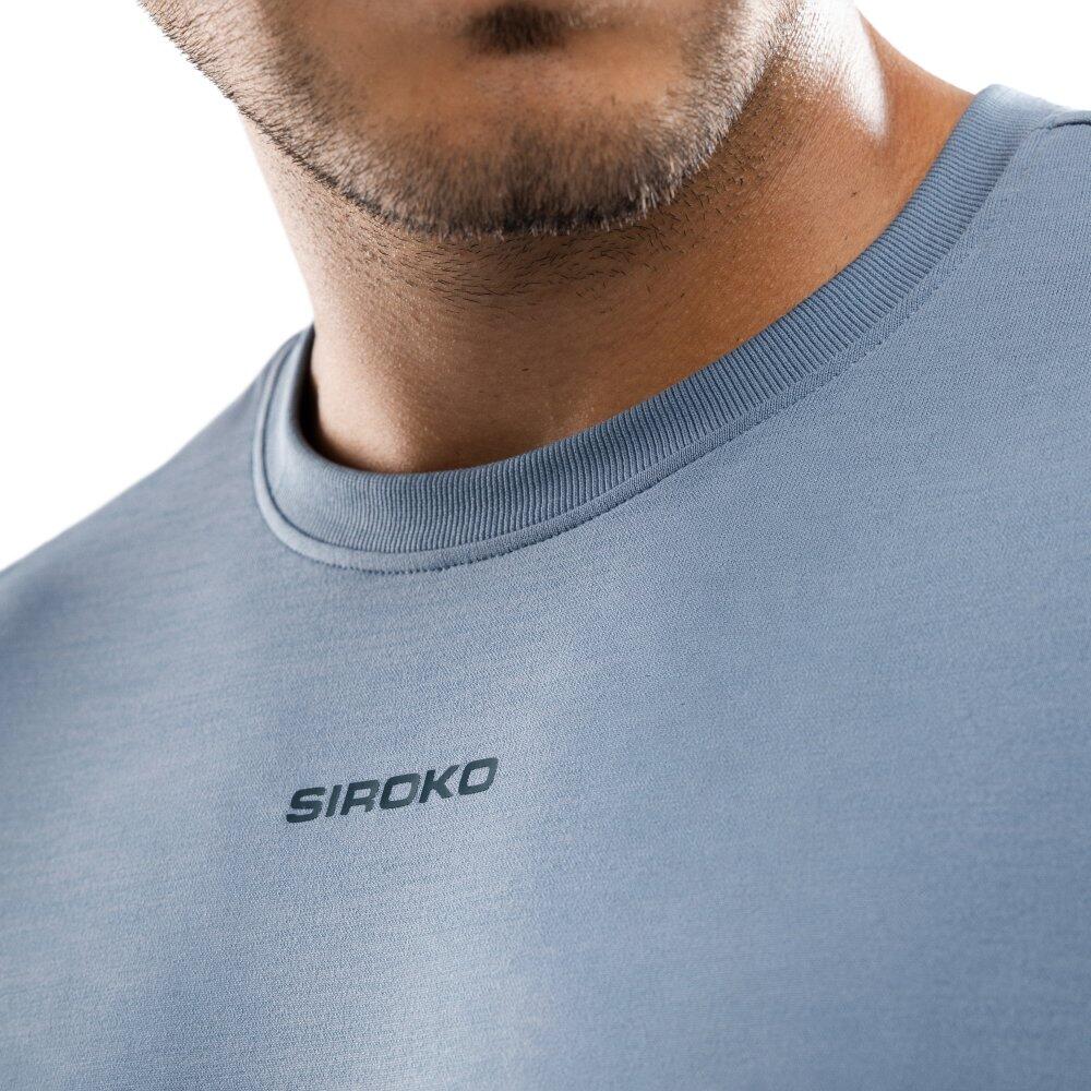 T-shirt fitness manches courtes homme Exuma Bleu 4/7
