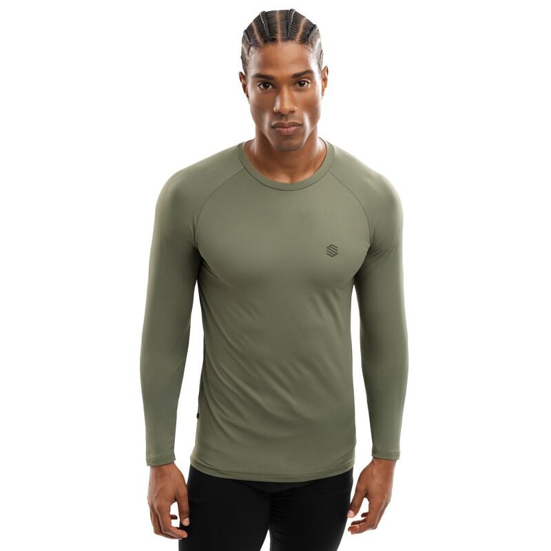 T-shirt fitness manches longues homme
