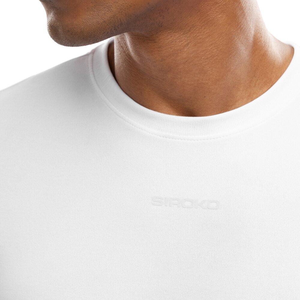 Men Fitness 's training short sleeve t-shirt Salt White 4/7