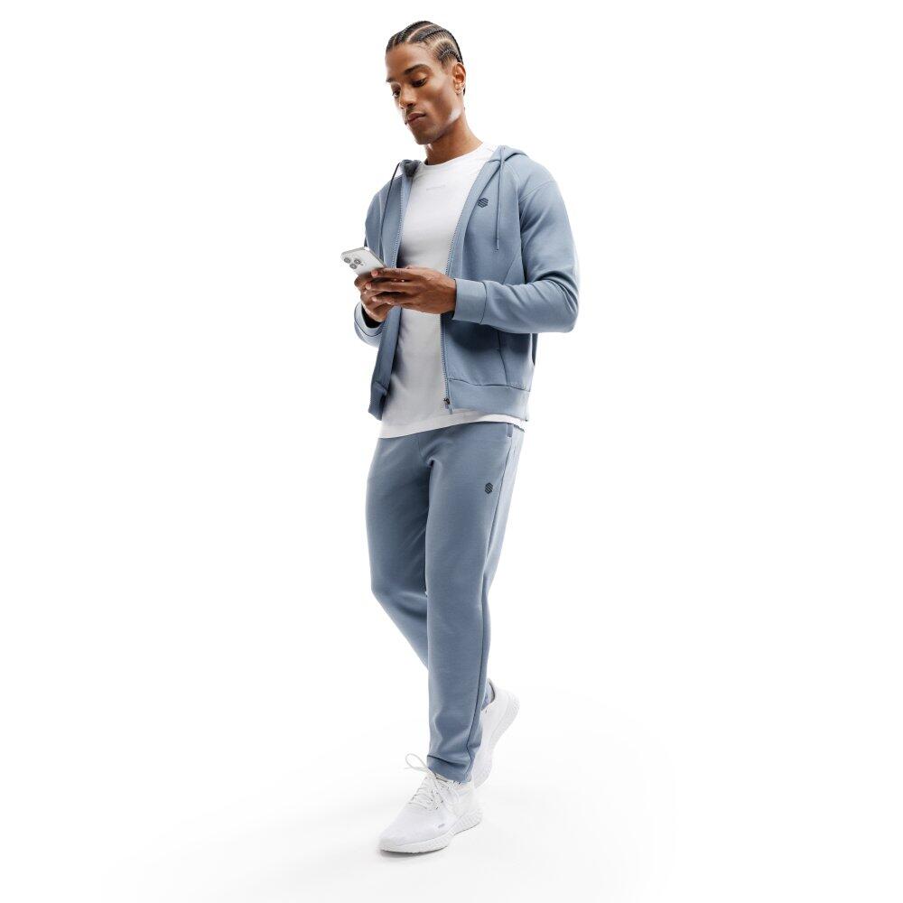 Sweat à capuche fitness zippé homme Surpass Bleu 3/7