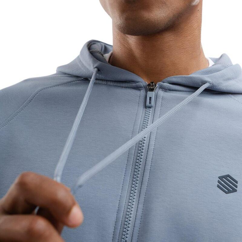 Hanorac full-zip pentru bărbați Surpass Albastru
