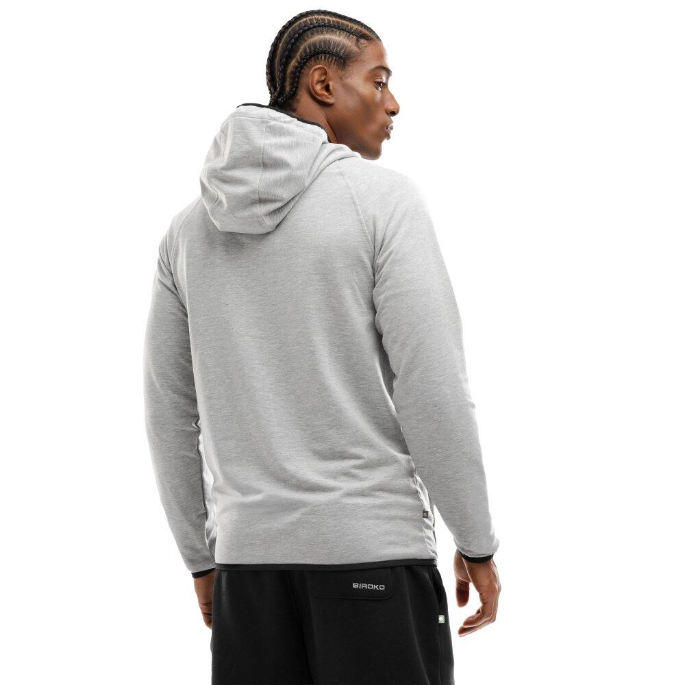 Sweat à capuche fitness homme Challenger Gris Nacré 2/8