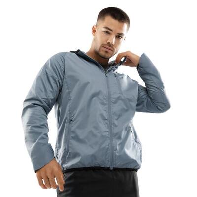 Heren fitness training windjack evolve blauw