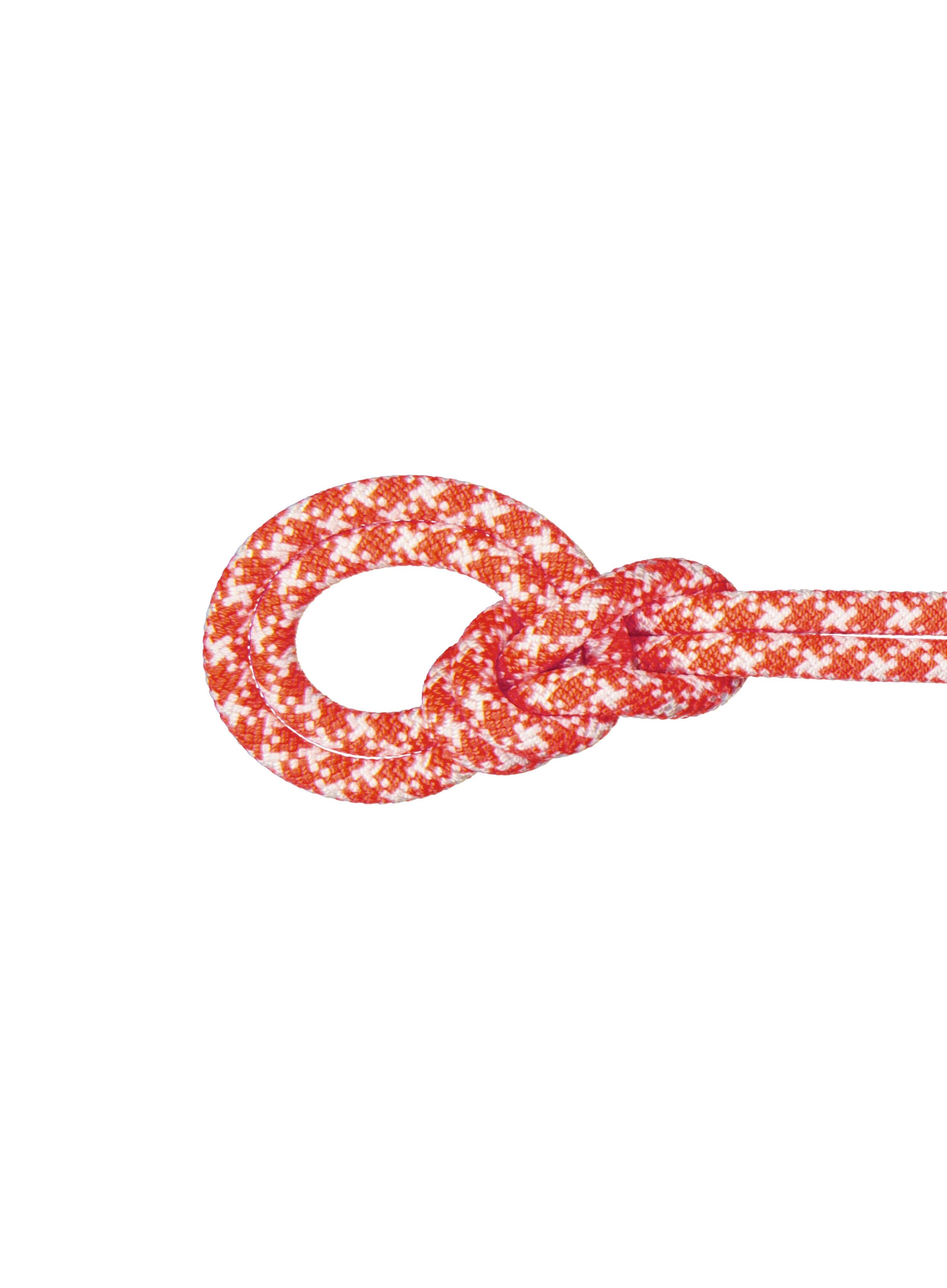 Corda Simples 9.5 MAMMUT Crag Classic Laranja-Branco 7/7