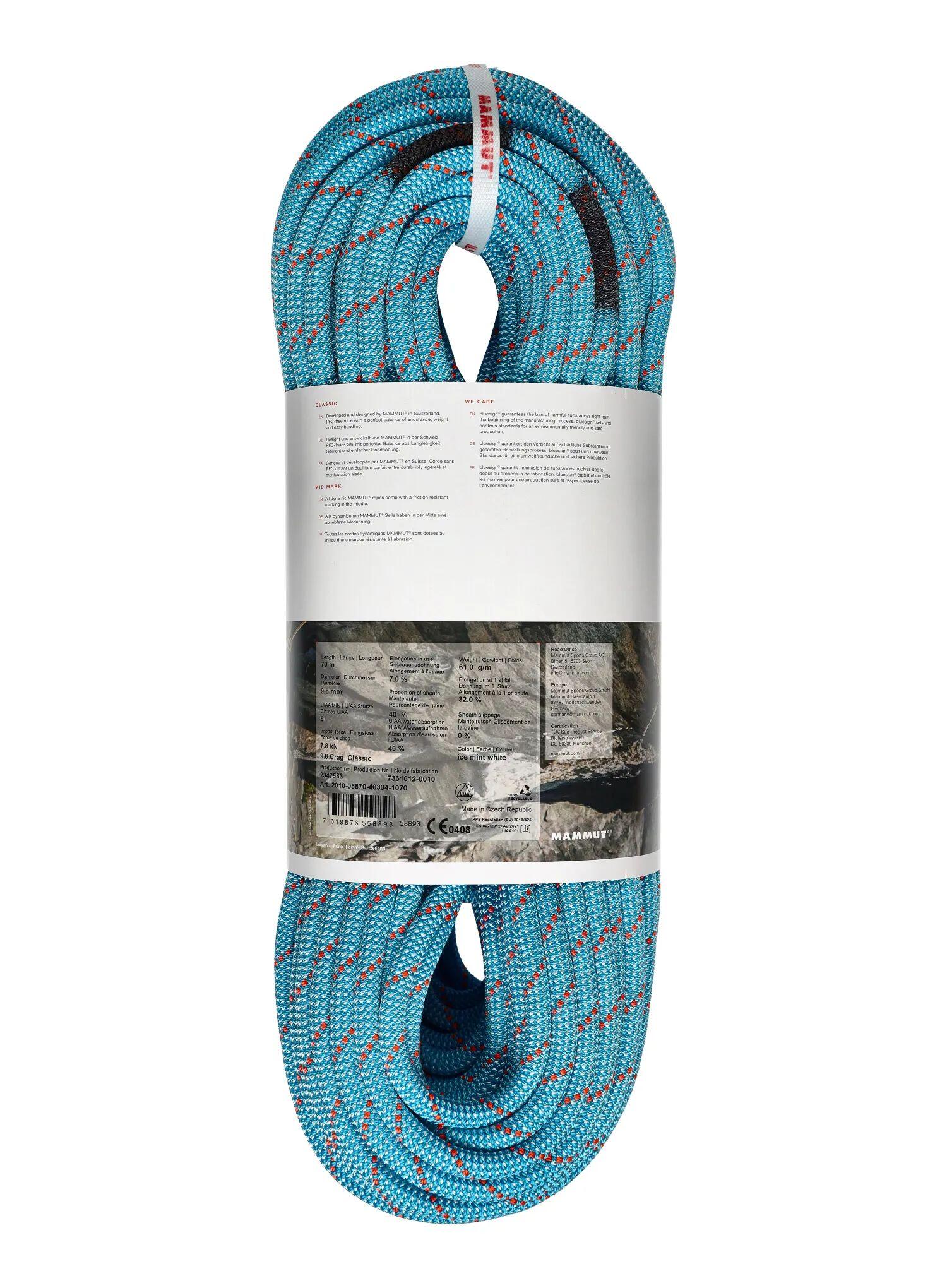 Cordino 9.8 Crag Classic Rope - MAMMUT 3/7