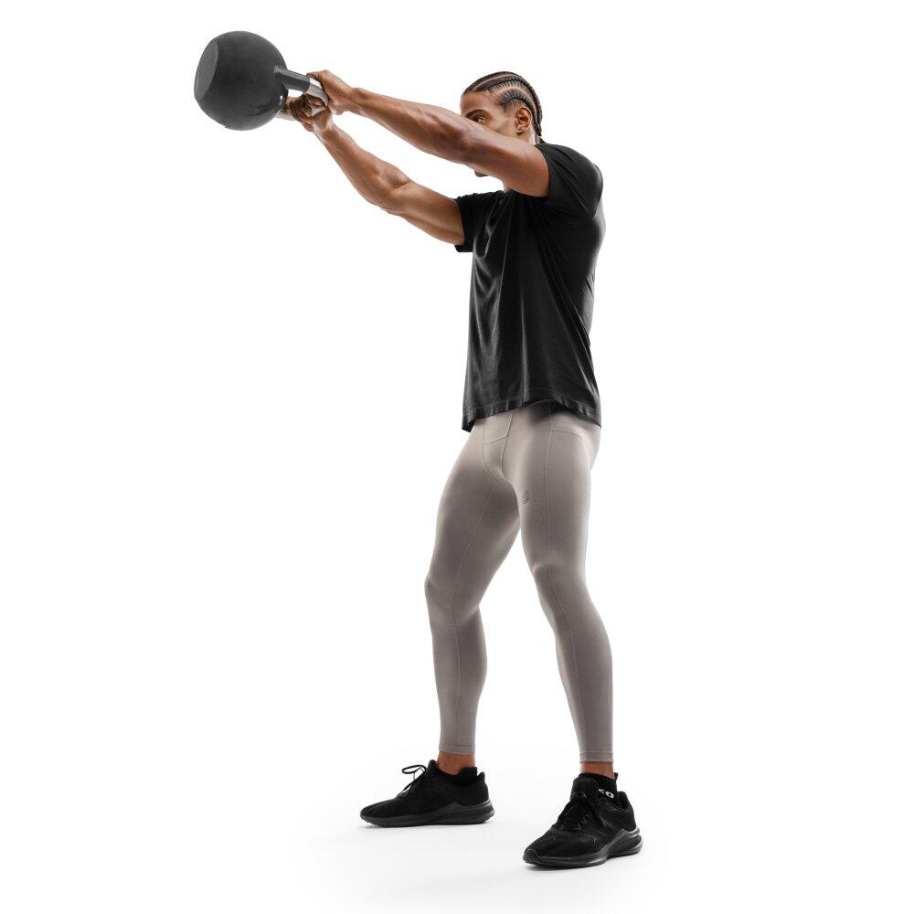 Legging sport homme Fitness Tenaz Gris 3/6