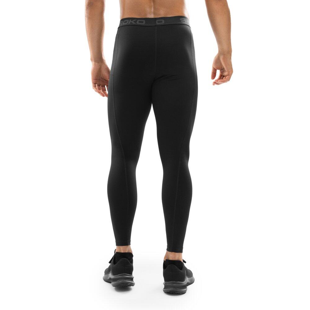 Legging sport homme Fitness Pioneer Noir 2/6