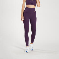 Legging Ditchil femme taille haute - bordeaux