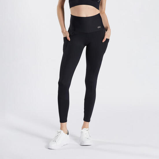 Legging femme Ditchil taille haute avec poches noir