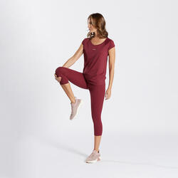 Legging capri DITCHIL femme Bordeaux