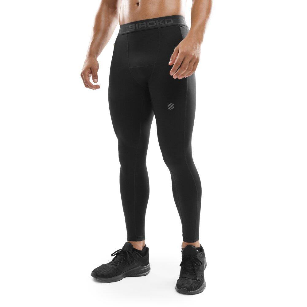 Men Fitness 's workout leggings Pioneer Black