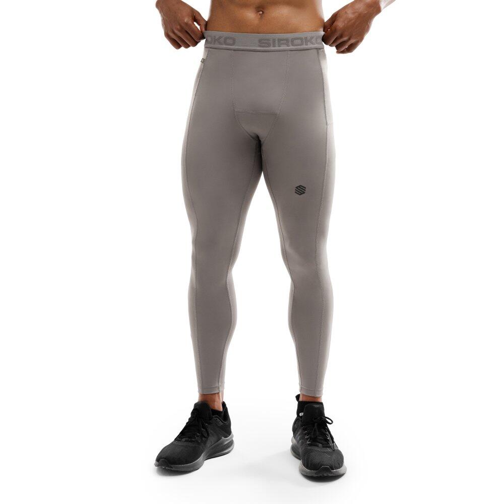 SIROKO Men Fitness 's workout leggings Tenaz Grey