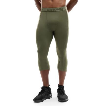 Legging capri sport homme Fitness Bardsley Vert