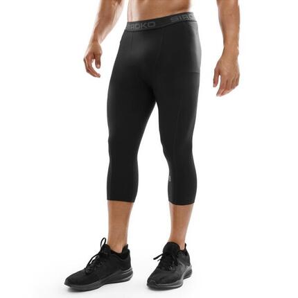 Legging capri sport homme Fitness Enlli Noir