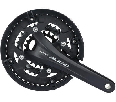 Shimano alivio t4060 crankstel 9v 175 mm 22-32-44 zwart