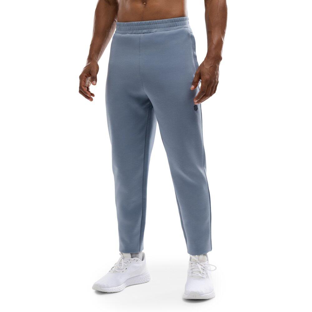SIROKO Men Fitness 's straight leg sweatpants Catalyst Blue