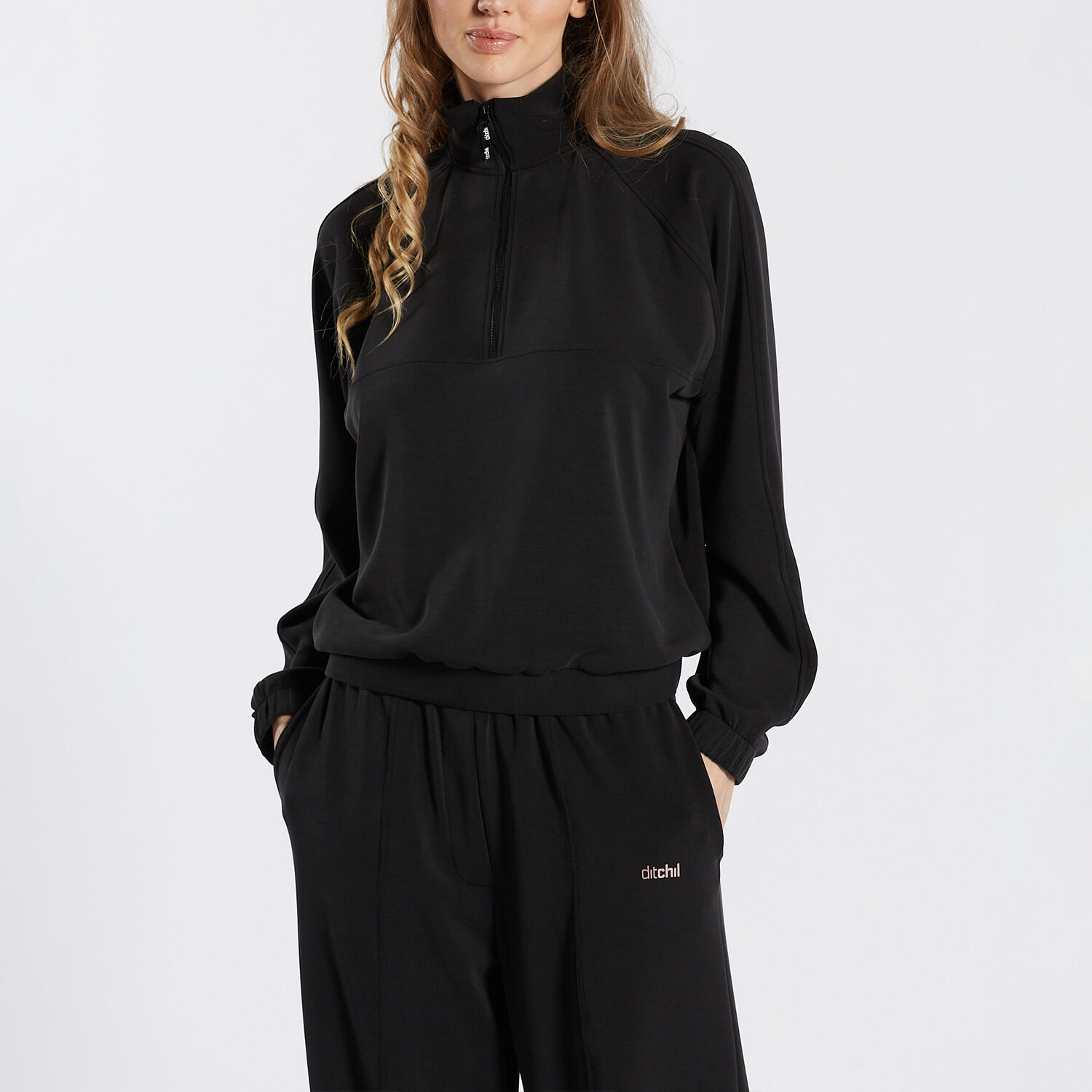 Pull zippé pour femme Ditchil Glide 1/4