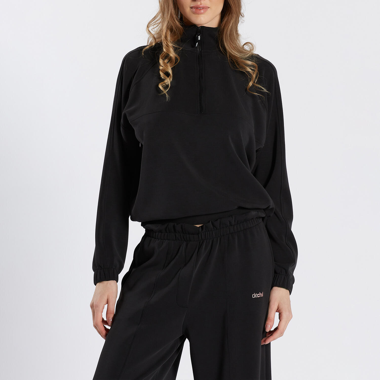 Pull zippé pour femme Ditchil Glide 3/4