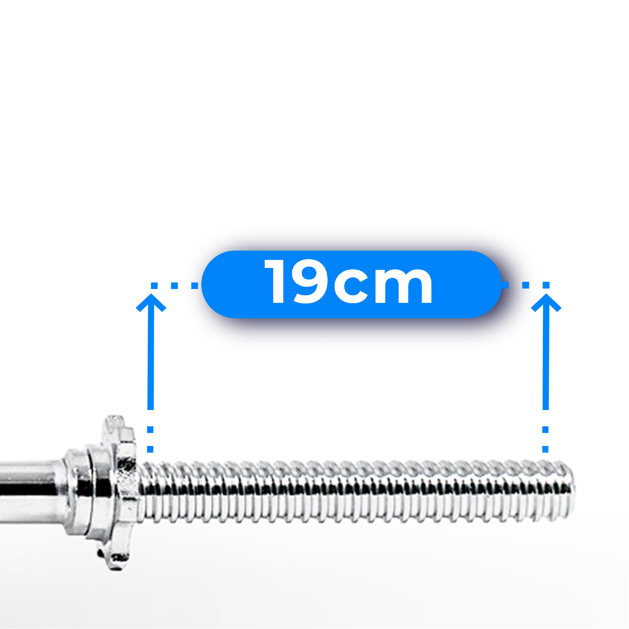 Grifo semplice avvitato 120 cm Thunder 30 mm morsetti 4/8