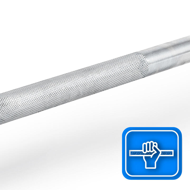 Bară dreaptă exerciții 120 cm THUNDER SG-SC-120/30, filet 30 mm, cleme