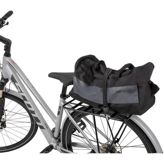 Piastra portapacchi M-WAVE 'Racky Baseplate' alluminio 40 x 40 cm nera.