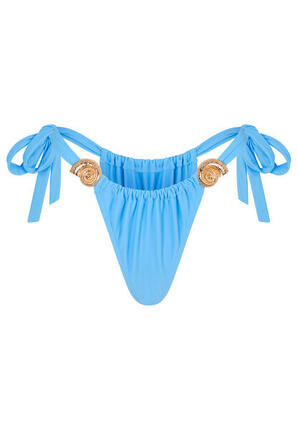 Bikinihose Nautilius Shell Ruched Tie Side Bikini Bottoms