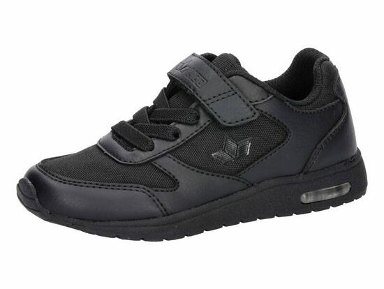 Sneakers LICO Elvin VS garçons nylon noir velcro lacets élastiques