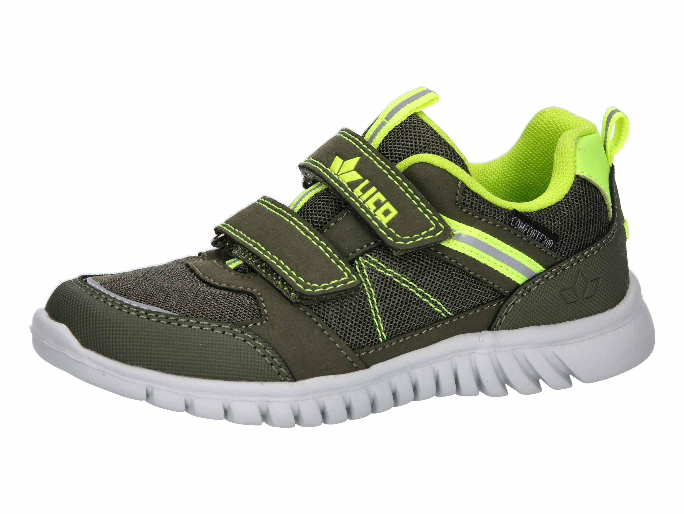 LICO LICO Randy V A Boys' Green Nylon Velcro Shoes with Removable Insole