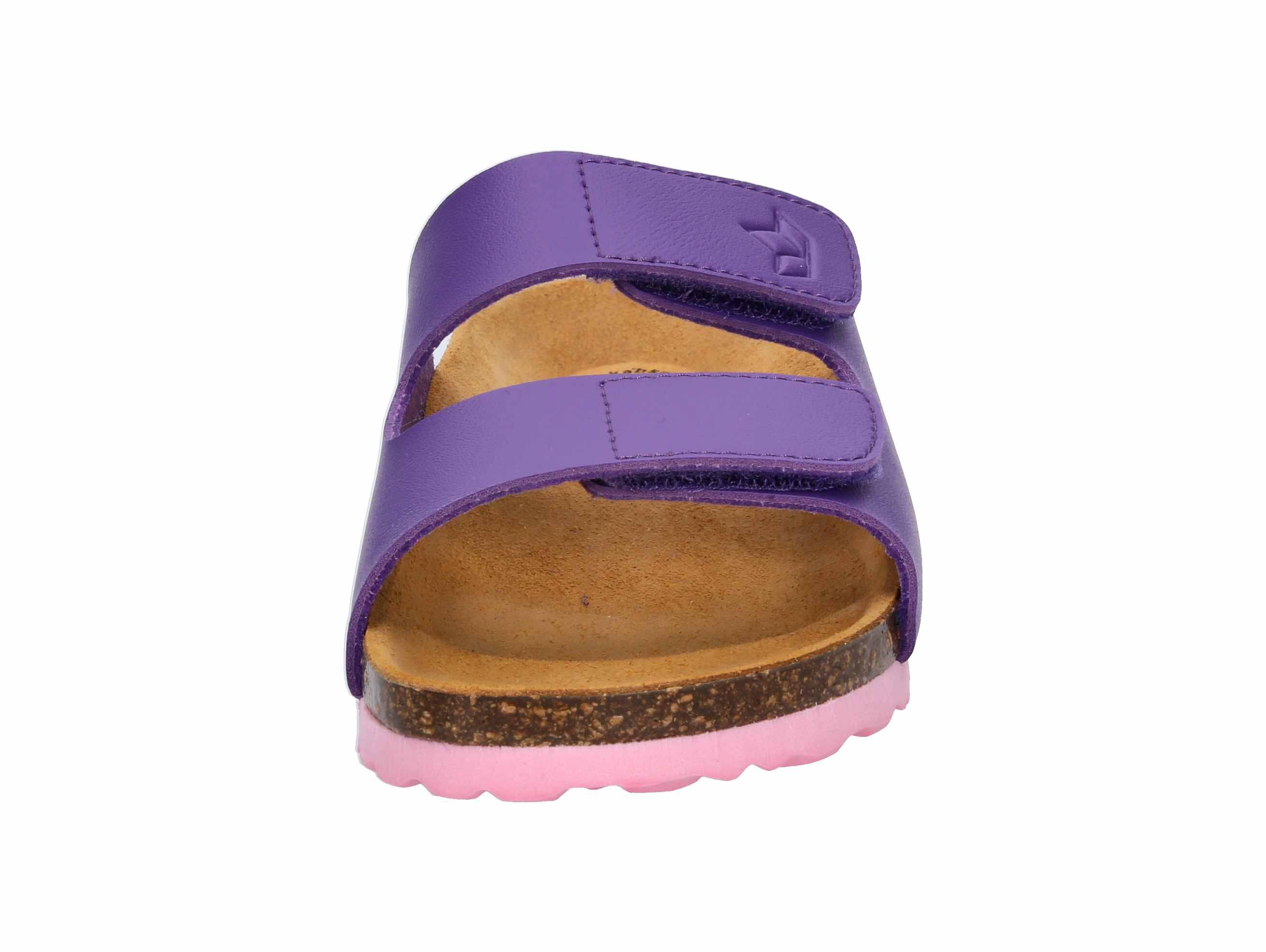 Pantolette Mädchen Klettverschluss LICO Bioline Velcro Kids 3/6