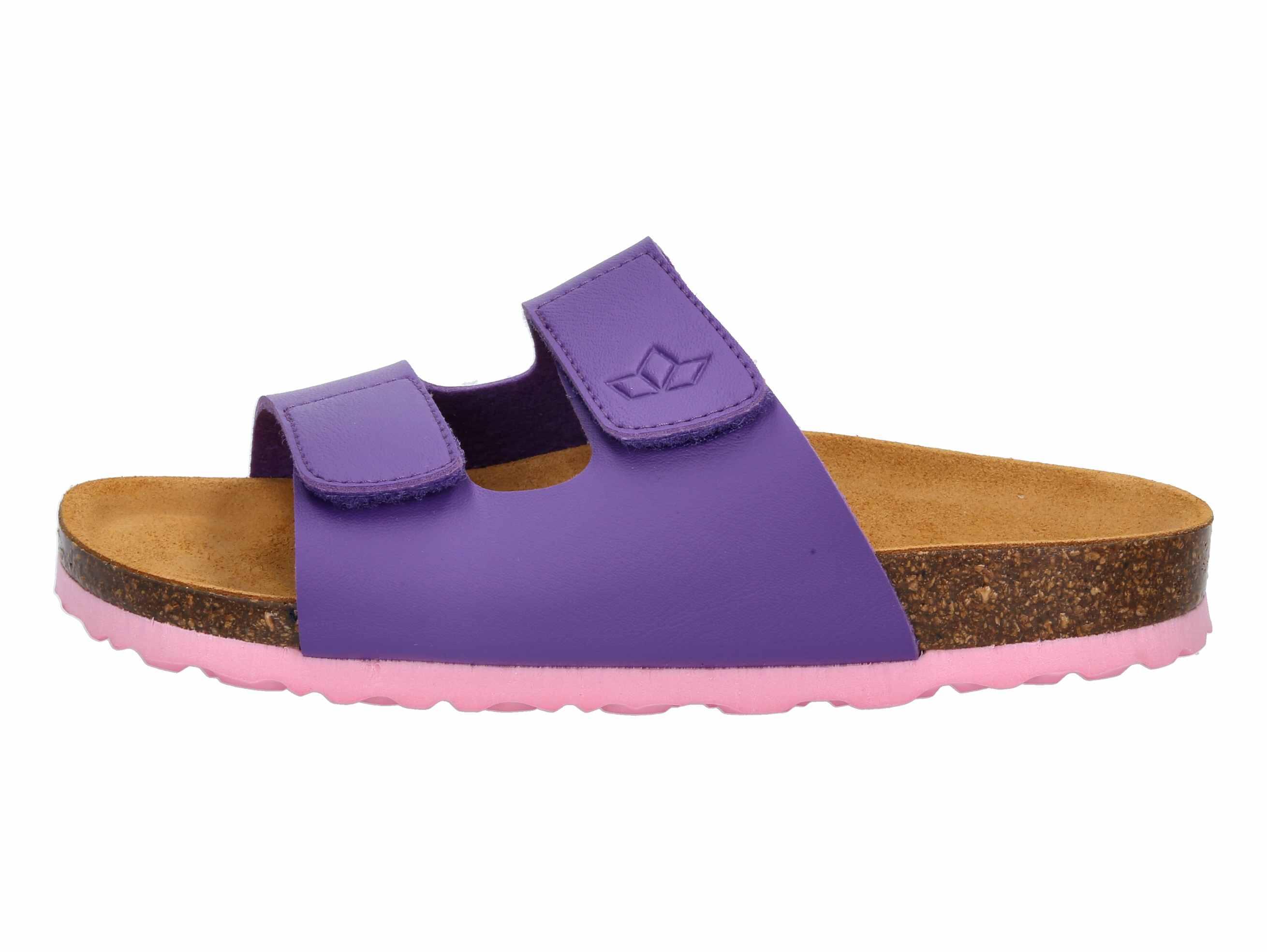 Pantolette Mädchen Klettverschluss LICO Bioline Velcro Kids 2/6