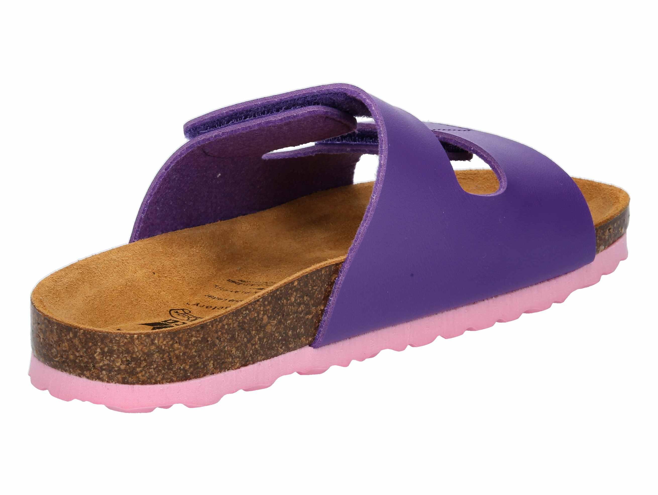 Pantolette Mädchen Klettverschluss LICO Bioline Velcro Kids 4/6