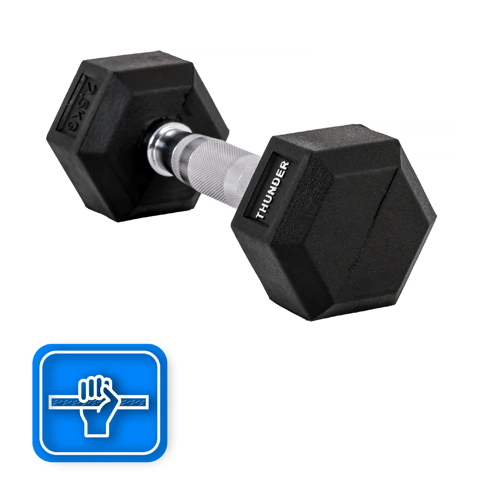 Manubrio esagonale Thunder hex 2,5kg 7/8