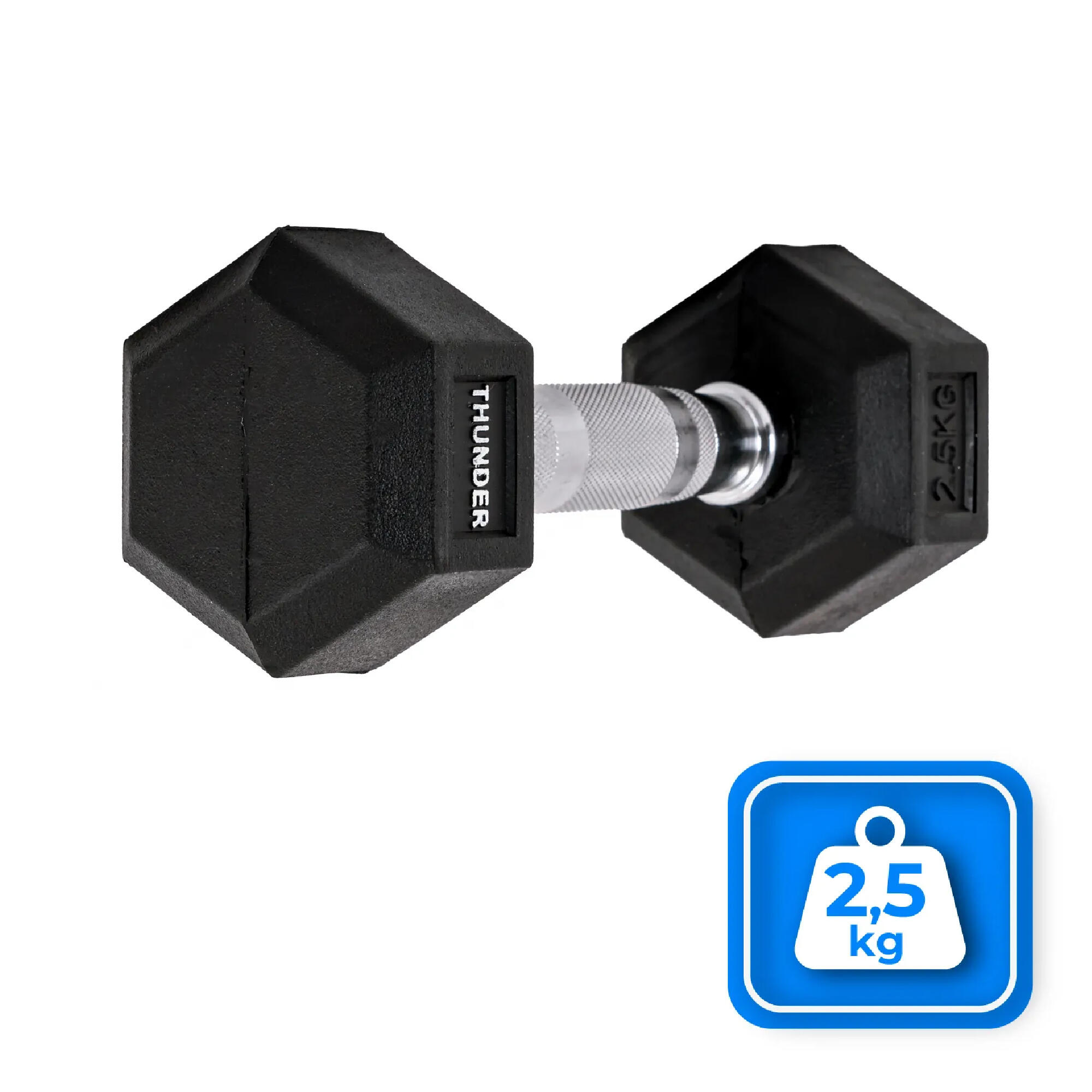 Manubrio esagonale Thunder hex 2,5kg 4/8