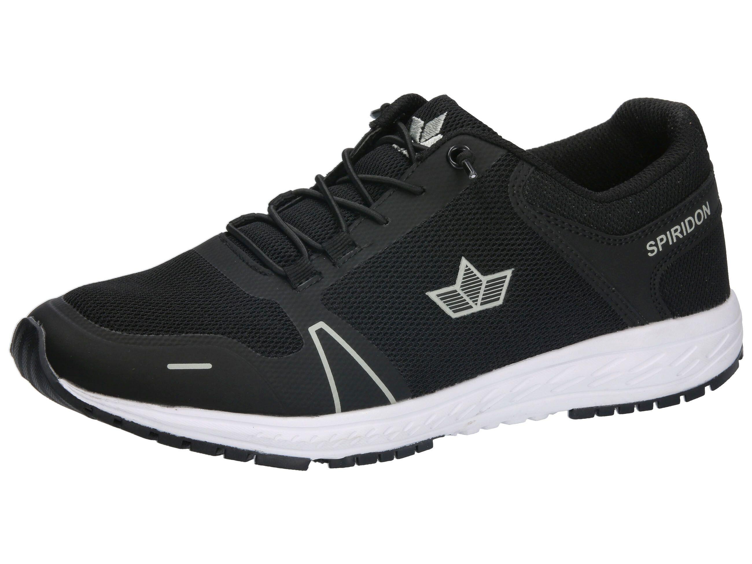 LICO Basildon LICO Men's Nylon Sneakers Black with Removable Insole