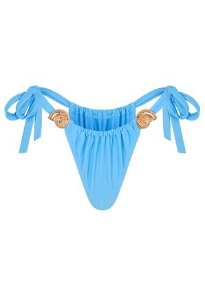 Bikinihose Nautilius Shell Ruched Tie Side Bikini Bottoms