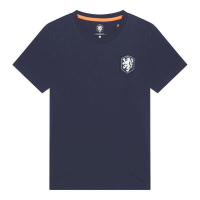 Nederlands elftal logo t-shirt vrouwen - navy blue