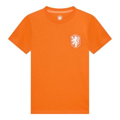 Nederlands elftal logo t-shirt kinderen - oranje